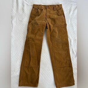Craftsman Men’s 30x32 Double Knee Canvas Work Pants Tan Preowned